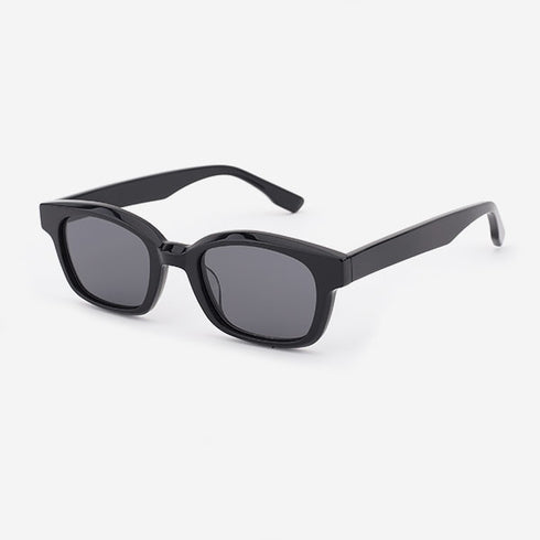 Rectangle Retro  Acetate Unisex Sunglasses 22A8004